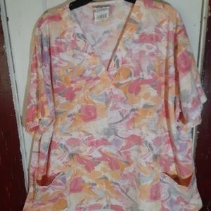 Plus size scrub top size 2x